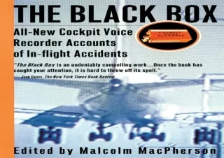 [PDF] DOWNLOAD  The Black Box: All-New Cockpit Voice Recorder Acc
