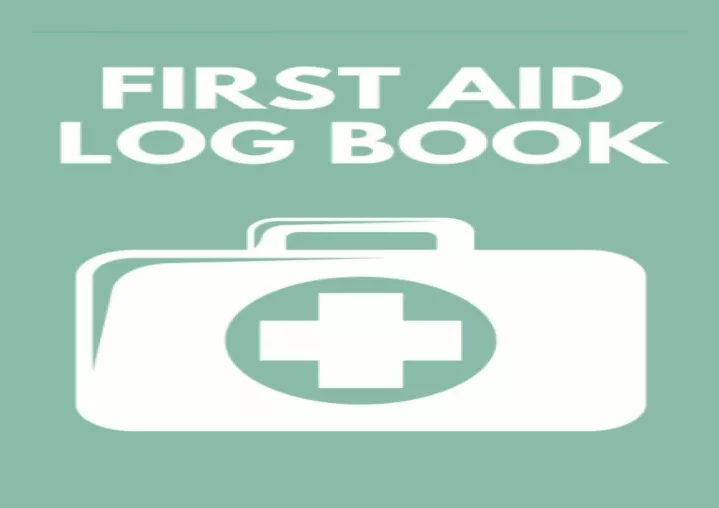 pdf read online first aid log book medical first