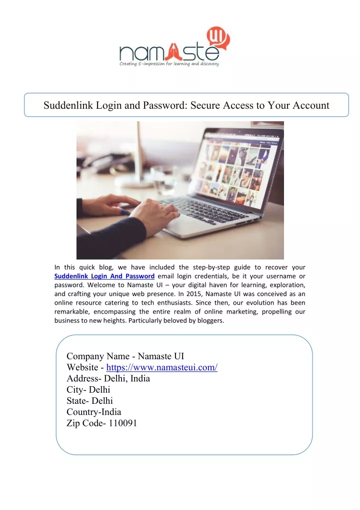 suddenlink login and password secure access