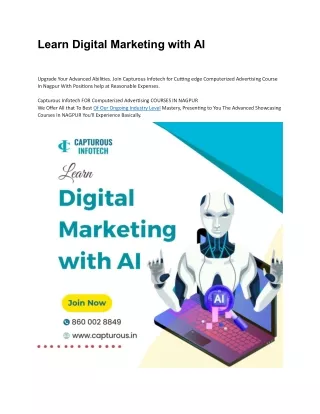 Learn Digital Marketing with AI