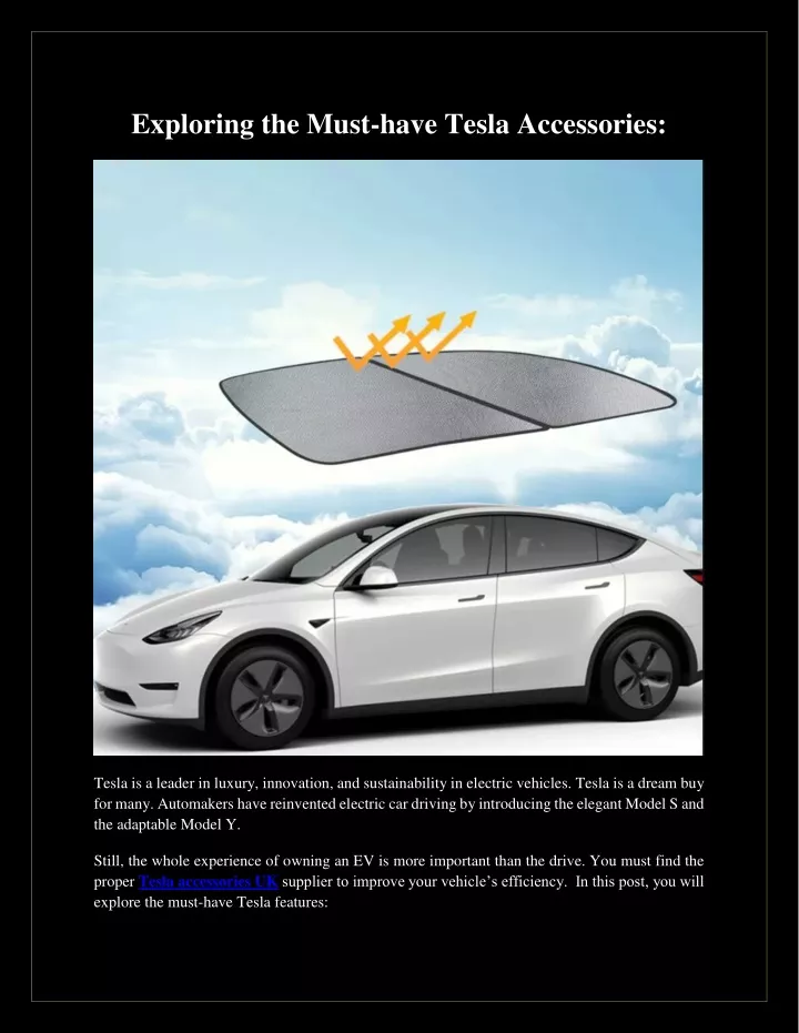 exploring the must have tesla accessories