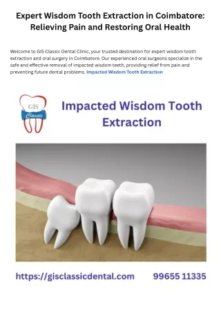 7 Impacted Wisdom Tooth Extraction  Wisdom Tooth Surgery