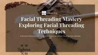 Facial Threading Mastery Exploring Facial Threading Techniques