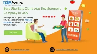 Leading UberEats Clone App Development Company in USA