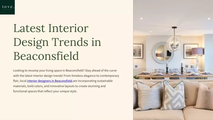 latest interior design trends in beaconsfield