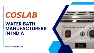 Best Water Bath Manufacturers in India