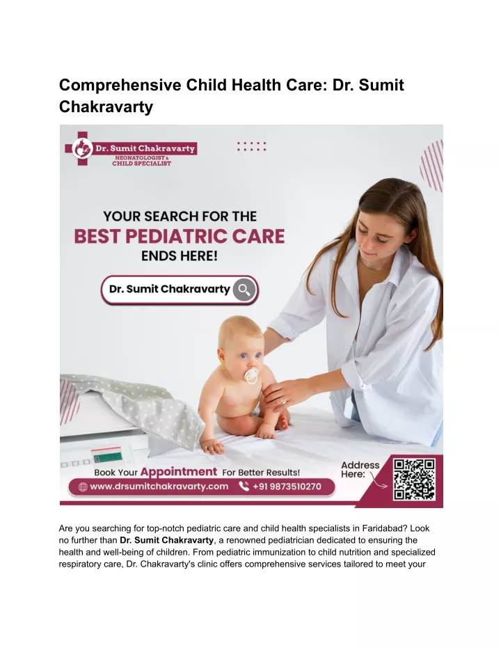 comprehensive child health care dr sumit