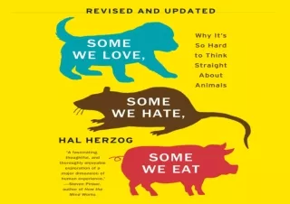 ✔ Download Book ▶️ [PDF]  Some We Love, Some We Hate, Some We Eat: Why It's So H