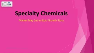 Specialty Chemicals Market