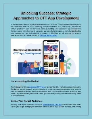 Unlocking Success_ Strategic Approaches to OTT App Development