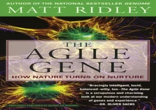 PDF/READ  The Agile Gene: How Nature Turns on Nurture