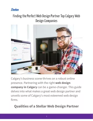 Finding the Perfect Web Design Partner Top Calgary Web Design Companies