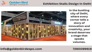 Exhibition Stalls Design In Delhi