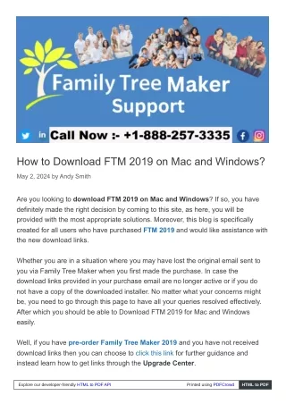 Download FTM 2019 for Mac and Windows