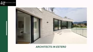 Architects in Estero - Get Innovative Designs for Your Dream Project