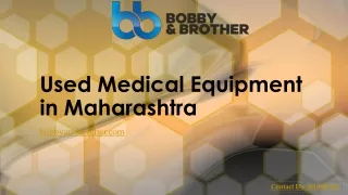 Used Medical Equipment in Maharashtra