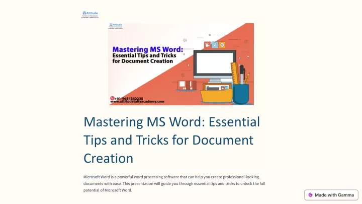 mastering ms word essential tips and tricks