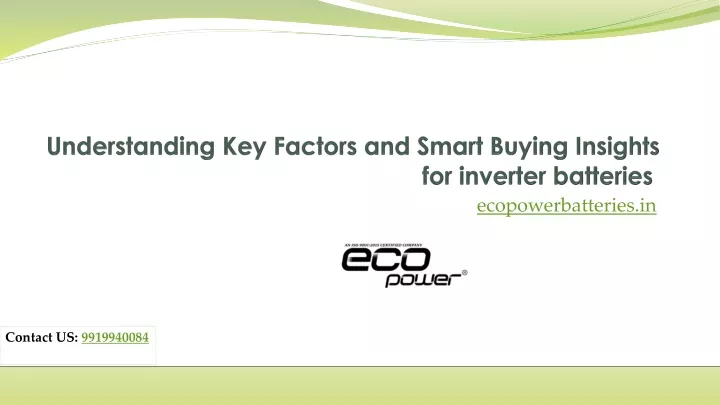 understanding key factors and smart buying insights for inverter batteries