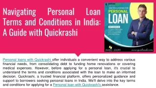 Navigating Personal Loan Terms and Conditions in India_ A Guide with Quickrashi