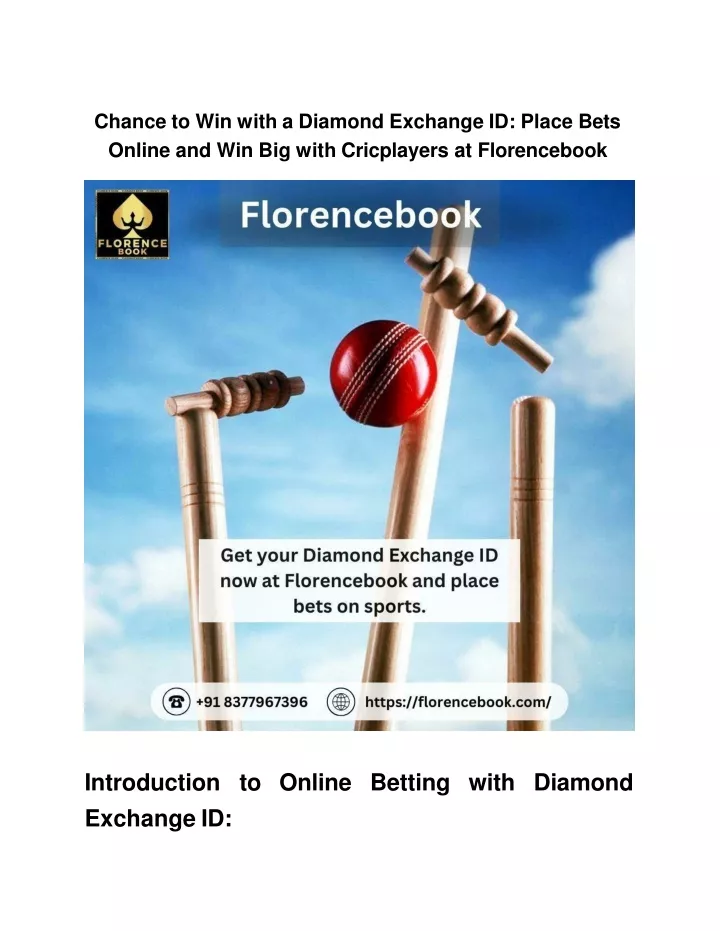 chance to win with a diamond exchange id place