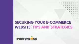securing your e commerce website tips
