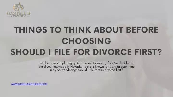 things to think about before choosing should