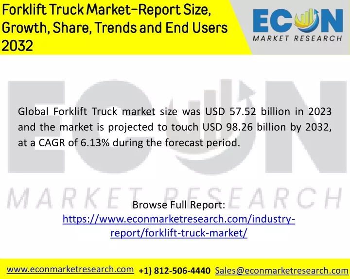 forklift truck market report size growth share