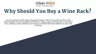 Why Should You Buy a Wine Rack_