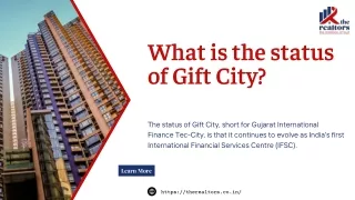 What is the status of Gift City