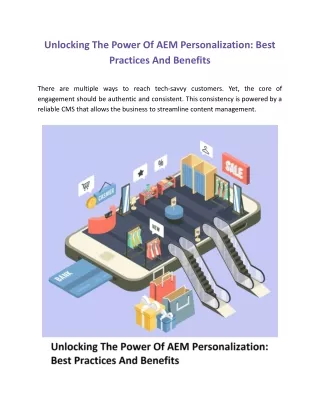 Unlocking The Power Of AEM Personalization: Best Practices And Benefits