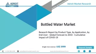 Bottled Water Market Overview, Trends, Landscape Overview Forecast 2023-2033