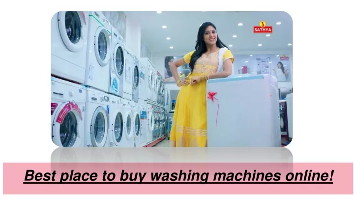 best place to buy washing machines online