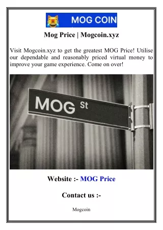 mog price mogcoin xyz