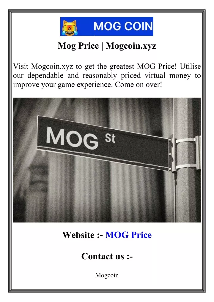 mog price mogcoin xyz