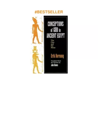 ❤download Conceptions of God in Ancient Egypt: The One and the Many