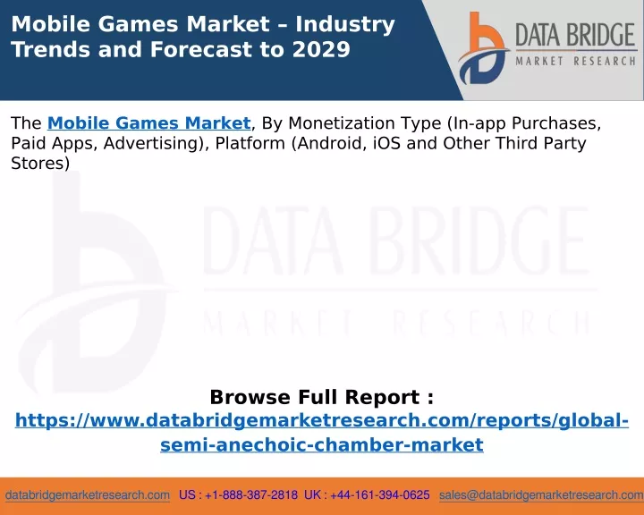 mobile games market industry trends and forecast