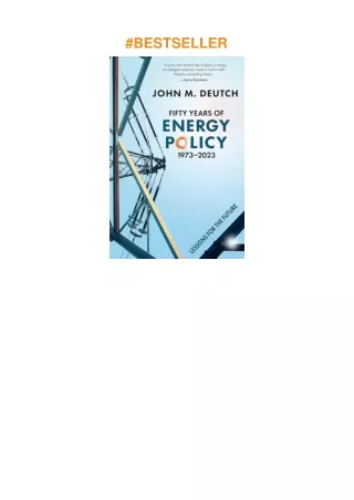 download✔ FIFTY YEARS OF ENERGY POLICY: 1973-2023