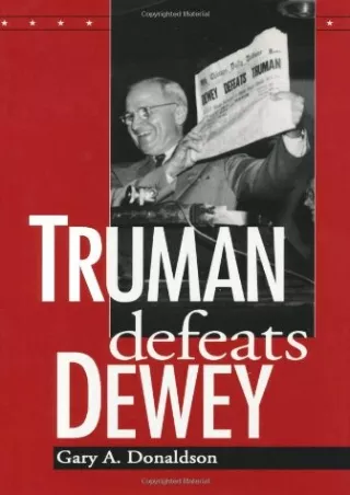 ❤[READ]❤ Truman Defeats Dewey