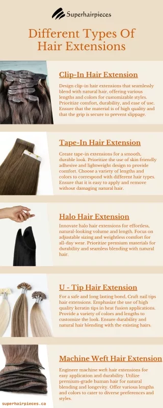 Different Types Of Hair Extensions