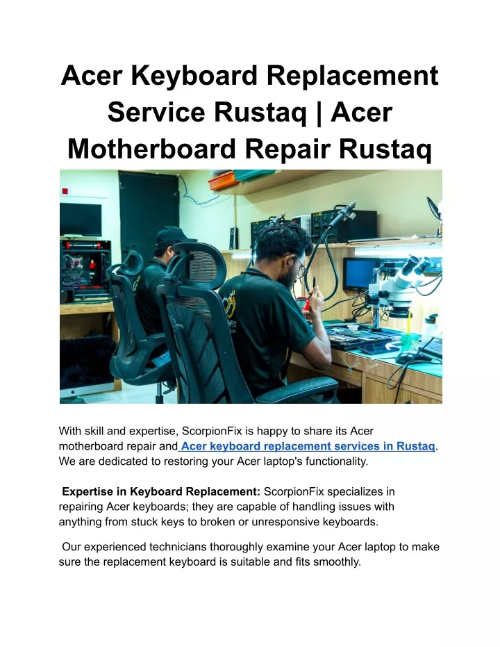 acer keyboard replacement service rustaq acer