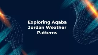 Aqaba Jordan Weather