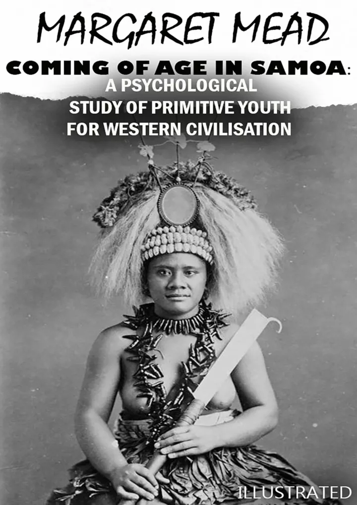 PPT - ⚡[PDF] Coming of Age in Samoa. Illustrated: A Psychological Study ...