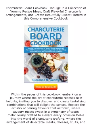 [PDF]❤READ⚡ Charcuterie Board Cookbook: Indulge in a Collection of Yummy Re