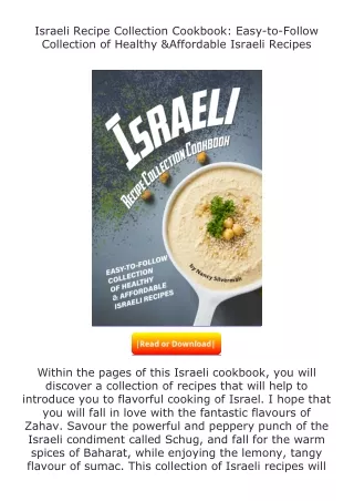 [READ]⚡PDF✔ Israeli Recipe Collection Cookbook: Easy-to-Follow Collection o