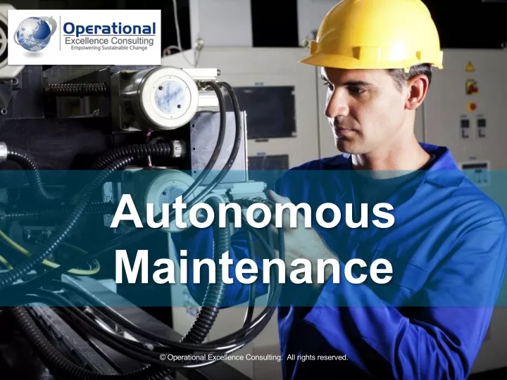 autonomous maintenance