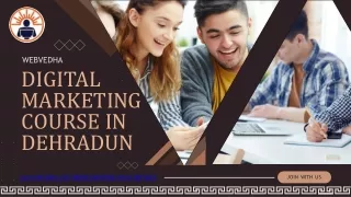 Top Dehradun Institute for Digital Marketing Courses