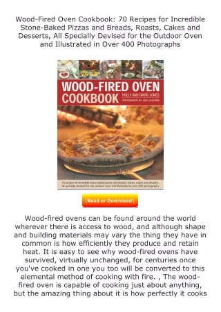 download⚡[PDF]❤ Wood-Fired Oven Cookbook: 70 Recipes for Incredible Stone-B