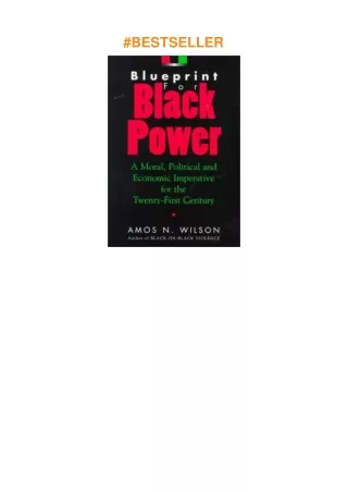 ❤pdf Blueprint for Black Power: A Moral, Political, and Economic Imperative for the Twenty-First