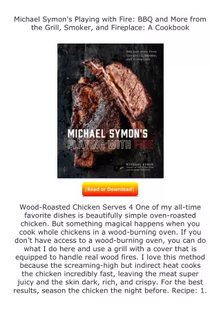 Download❤[READ]✔ Michael Symon's Playing with Fire: BBQ and More from the G