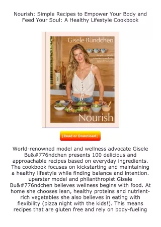 PDF✔Download❤ Nourish: Simple Recipes to Empower Your Body and Feed Your So